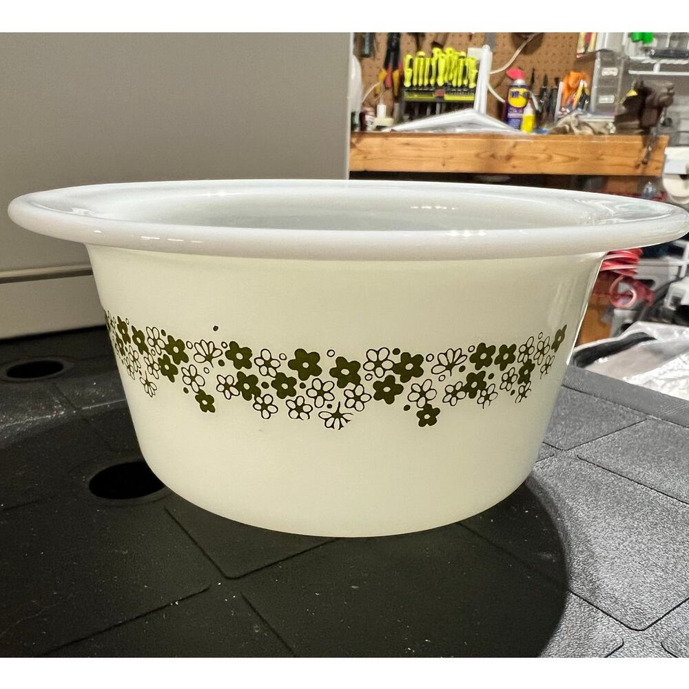 Vintage Pyrex Crazy Daisy Spring Blossom Butter Dish - No Lid